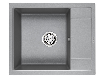 Кухонная мойка Paulmark FLUGEN 50-600 PM216050-GRM 60х50 цвет серый